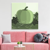 Square Green Pumpkin Kitchen Wall Decke Leinwanddruck (Insitu (Wohnzimmer))
