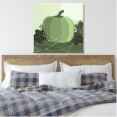 Square Green Pumpkin Kitchen Wall Decke Leinwanddruck (Insitu (Schlafzimmer))