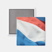 Square Holland Flag Kühlschrankmagnete Magnet (Vorderseite/Rückseite)