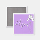 Square Hope Magnet (Vorderseite/Rückseite)