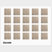 Square Jewish Matzo Stickers (Blatt)