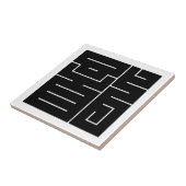 Square Kanji Character for Dragon Fliese (Seite)