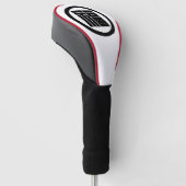 Square kanji character for FUKU in circle Golf Headcover (angewinkelt)