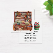 Square Knitting Business oder Enclosure Card (Schreibtisch)