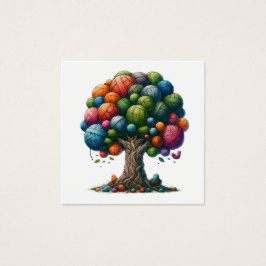 Square Knitting Business oder Enclosure Card