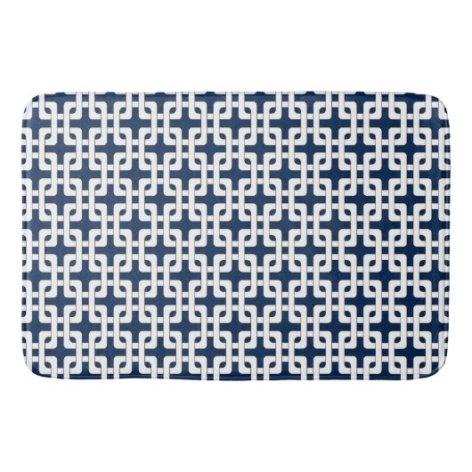 Square Knot Pattern Badematte (Vorderseite)