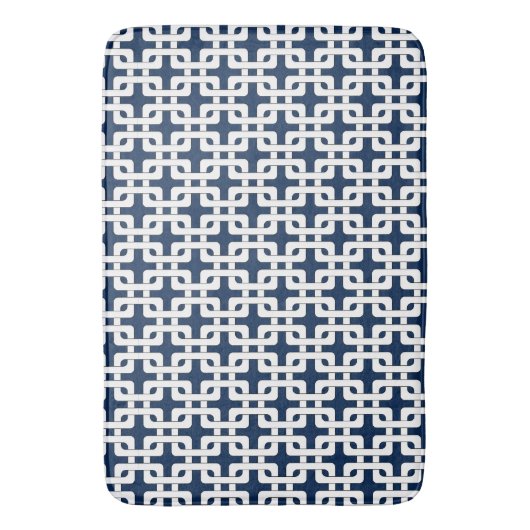 Square Knot Pattern Badematte (Vorderseite Vertikal)