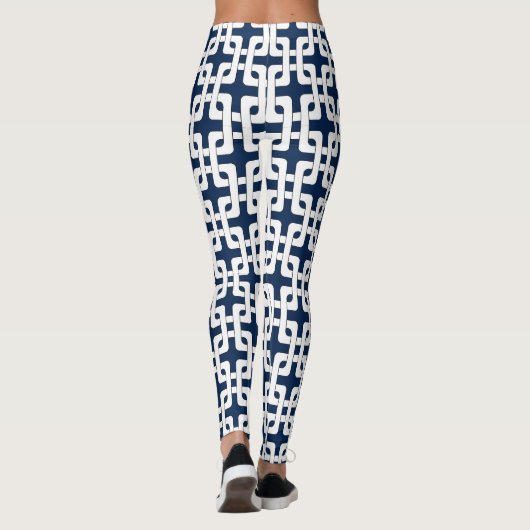 Square Knot Pattern Leggings (Rückseite)