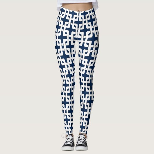 Square Knot Pattern Leggings (Vorderseite)
