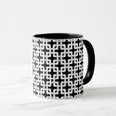 Square Knot Pattern Tasse (VorderseiteRechts)