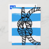Square Knot Postkarte (Vorne/Hinten)