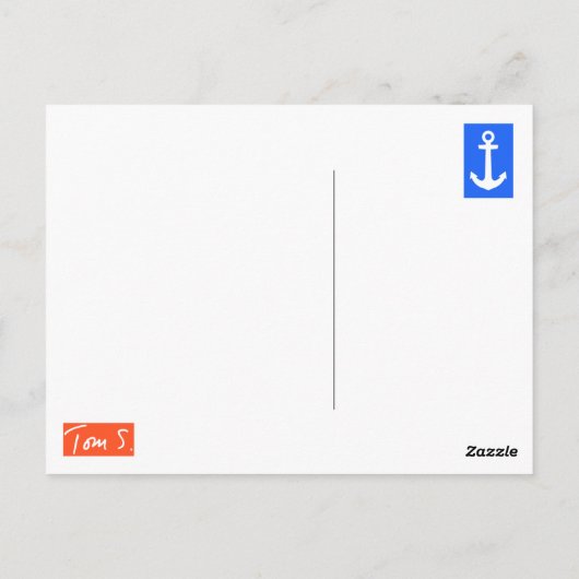 Square Knot Postkarte (Rückseite)