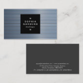 Square Label 01a - Chrome Tubes Visitenkarte (Vorne/Hinten)