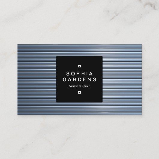 Square Label 01a - Chrome Tubes Visitenkarte (Vorderseite)