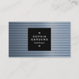 Square Label 01a - Chrome Tubes Visitenkarte