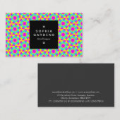 Square Label 01a - Geometric 060614 (02) Visitenkarte (Vorne/Hinten)