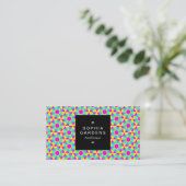 Square Label 01a - Geometric 060614 (02) Visitenkarte (Stehend Vorderseite)