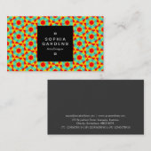 Square Label 01a - Geometric 060614 Visitenkarte (Vorne/Hinten)