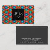 Square Label 01a - Geometric 160614 (01) Visitenkarte (Vorne/Hinten)