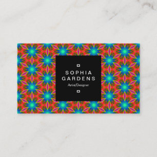 Square Label 01a - Geometric 160614 (01) Visitenkarte