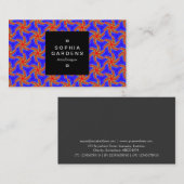 Square Label 01a - Geometric 160614 (04) Visitenkarte (Vorne/Hinten)