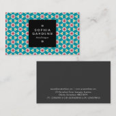 Square Label 01a - Geometric 230614 (01) Visitenkarte (Vorne/Hinten)