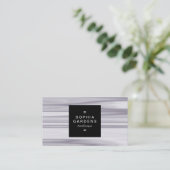 Square Label 01a - Light Ripples Visitenkarte (Stehend Vorderseite)