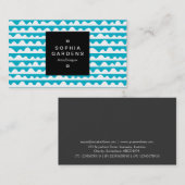 Square Label 01a - Muster 20815 Visitenkarte (Vorne/Hinten)