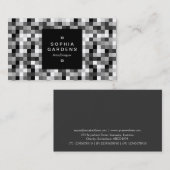 Square Label 01a - Pixel 060614 Visitenkarte (Vorne/Hinten)