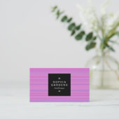 Square Label 01a - Scan Lines 03 Visitenkarte (Stehend Vorderseite)