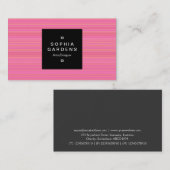 Square Label 01a - Scan Lines 04 Visitenkarte (Vorne/Hinten)