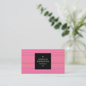 Square Label 01a - Scan Lines 04 Visitenkarte (Stehend Vorderseite)