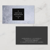 Square Label 01a - Seifenblasen Visitenkarte (Vorne/Hinten)