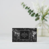 Square Label 02a - Dunkler Wald Visitenkarte (Stehend Vorderseite)