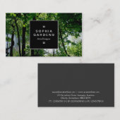 Square Label 02a - Edge of the River Visitenkarte (Vorne/Hinten)