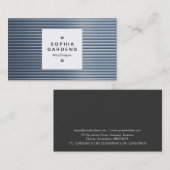 Square Label 03a - Chrome Tubes Visitenkarte (Vorne/Hinten)