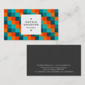Square Label 03a - Farbquadrate 01 Visitenkarte (Vorne/Hinten)