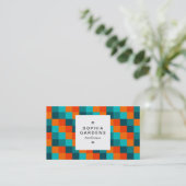 Square Label 03a - Farbquadrate 01 Visitenkarte (Stehend Vorderseite)