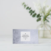 Square Label 03a - Seifenblasen Visitenkarte (Stehend Vorderseite)