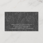 Square Label 04d - Dunkelgrün Visitenkarte (Rückseite)