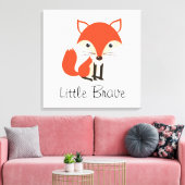 Square Leinwand - Little Brave (Insitu (Wohnzimmer))