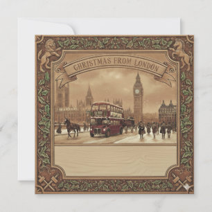 Square London Karte - Weihnachten