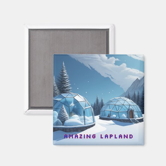 Square Magnet (Vorderseite/Rückseite)