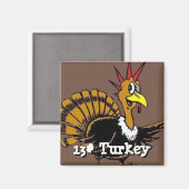 Square Magnet (Vorderseite/Rückseite)