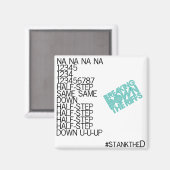 Square Magnet (Vorderseite/Rückseite)