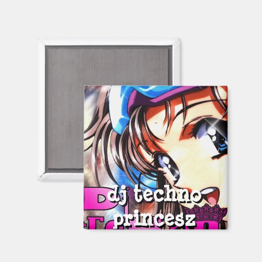 Square Magnet (Vorderseite/Rückseite)