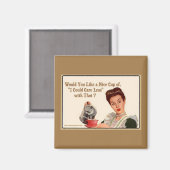 Square Magnet (Vorderseite/Rückseite)