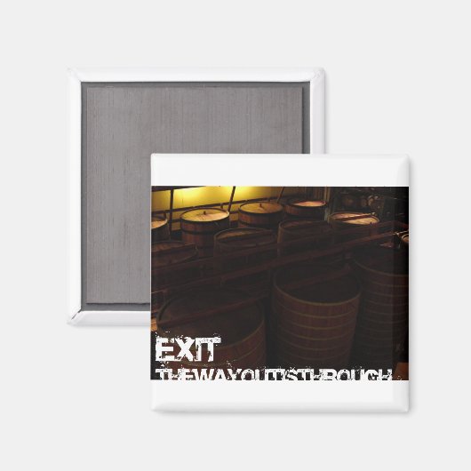 Square Magnet (Vorderseite/Rückseite)