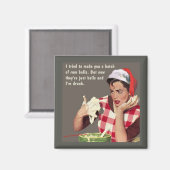 Square Magnet (Vorderseite/Rückseite)