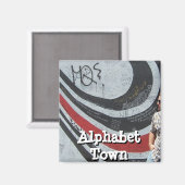 Square Magnet (Vorderseite/Rückseite)